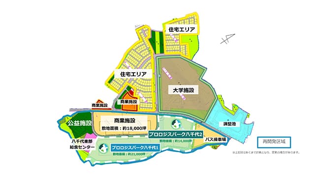 「もえぎ野複合業務地区」全体図（6436）